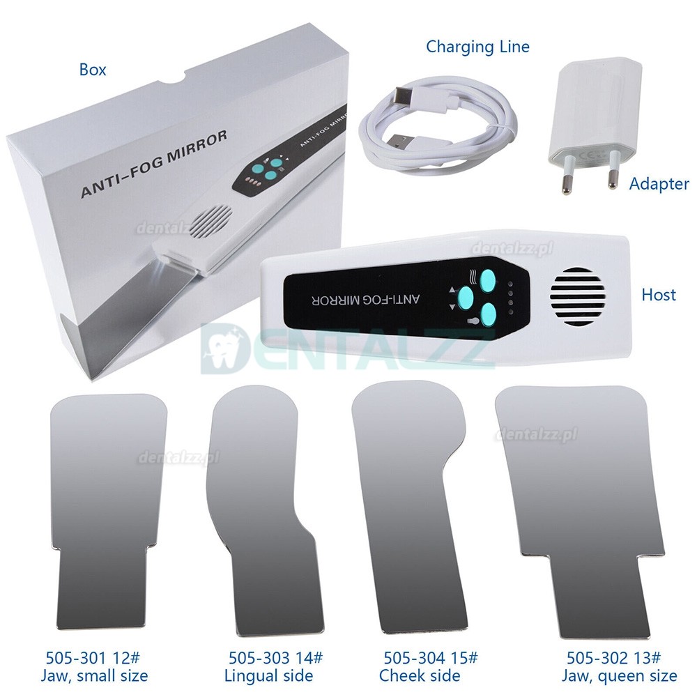 HILAYA Lusterko Stomatologiczne Przeciwmgielne do Fotografii z 4 Lustrami